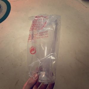 Two boxes with six individual clear plastic cups.